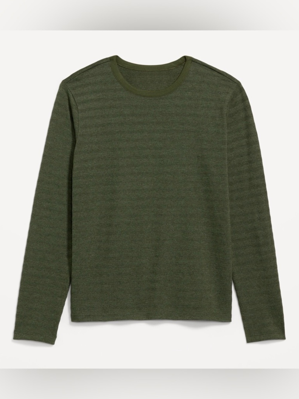 Old Navy Men Long-Sleeve Textured-Knit Striped T-Shirt (Size: M)